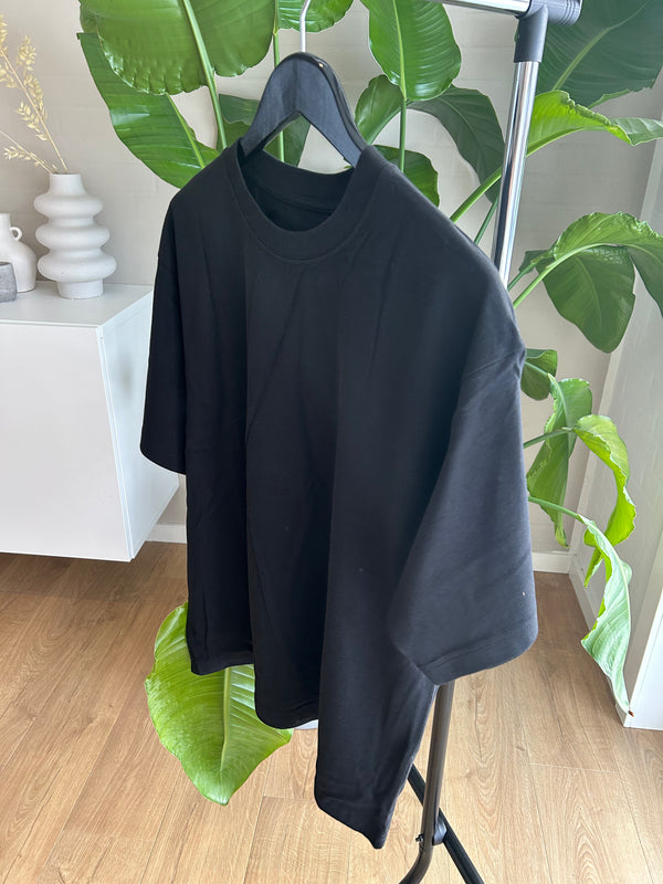 Box fit tee - sort