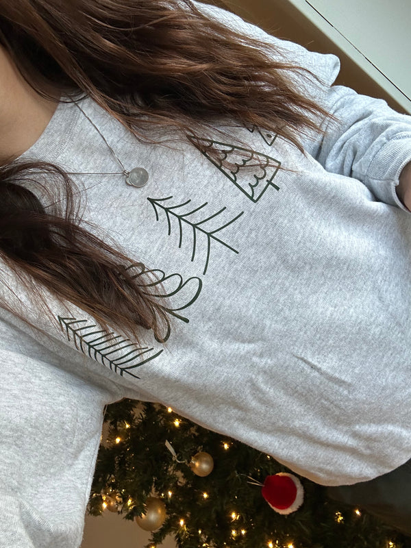 JULESWEATER - GRÅ