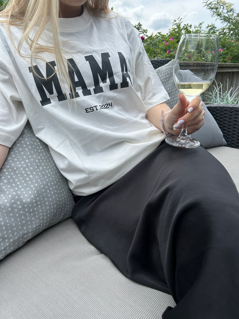 MAMA box fit tee - hvid