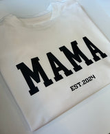 MAMA Box Fit Tee - Cream