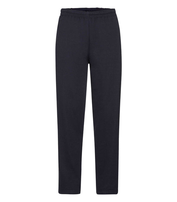 Sweatpants brede ben - sort