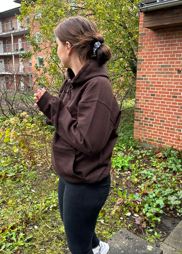 Hoodie - chokolade