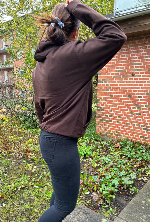 Hoodie - chokolade