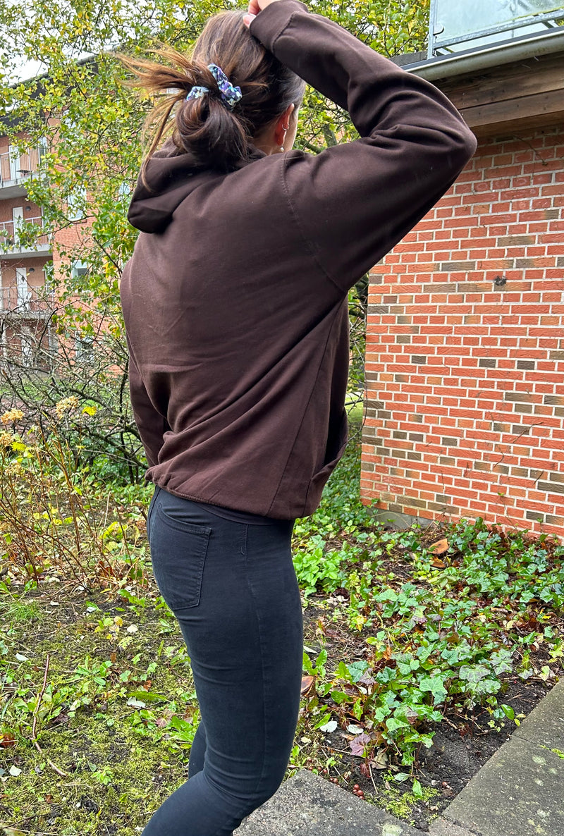 Hoodie - chokolade