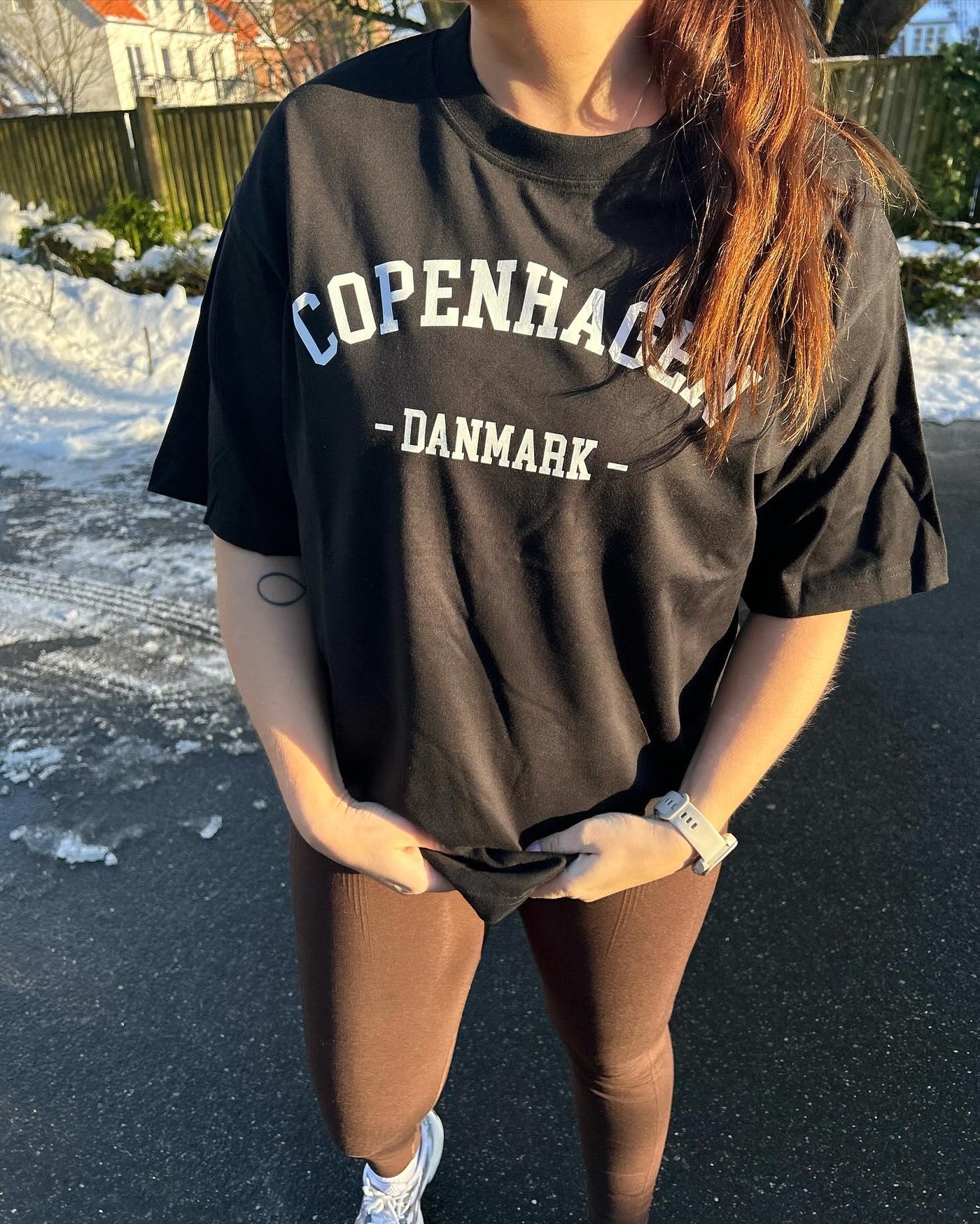 Copenhagen box fit tee - sort