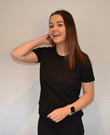 Økologisk shape tee - Sort