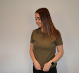 Økologisk shape tee - Army