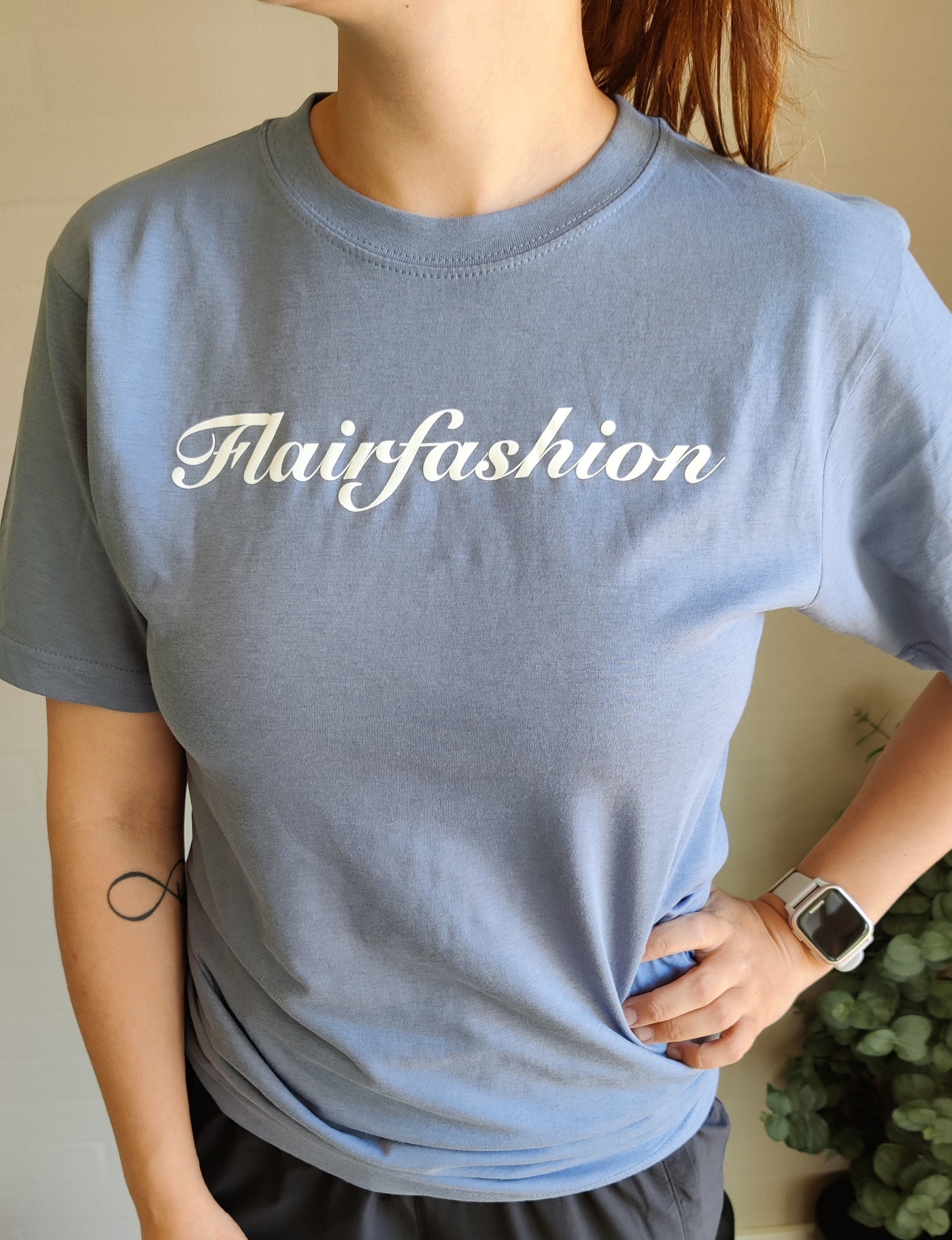 Flairfashion tee - Lysblå