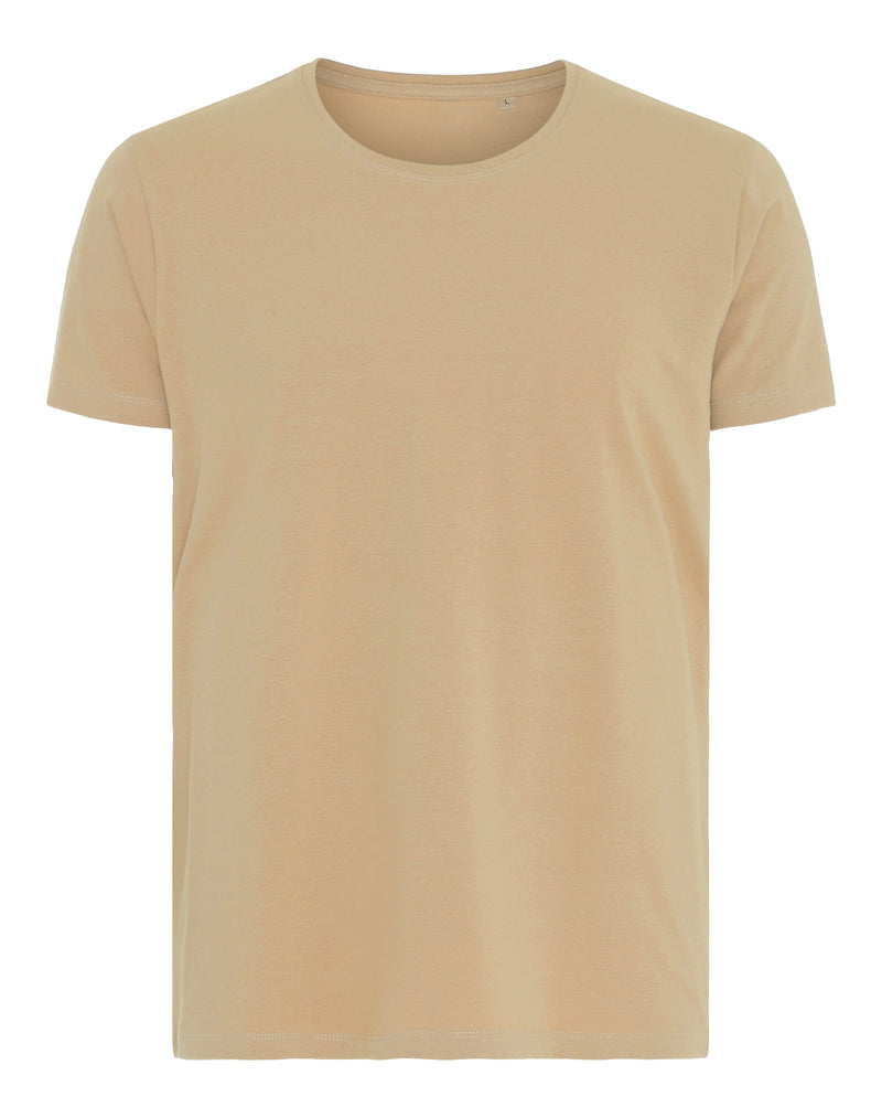 Økologisk shape tee - Sand